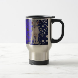 Sphynx cat travel mug