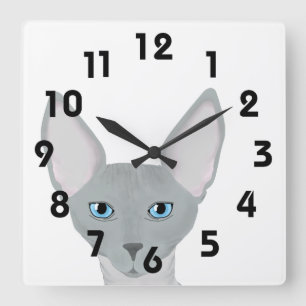 Sphynx Cat Wall Clock