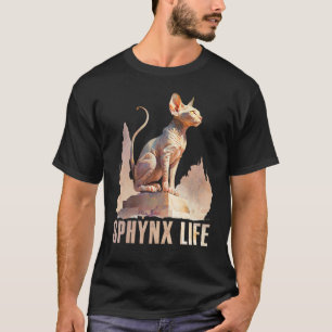 Sphynx Cat  Watercolor Sphynx Life Cat Mum Dad T-Shirt