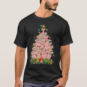 Sphynx Cat Xmas Lights Santa Sphynx Cat Christma T-Shirt