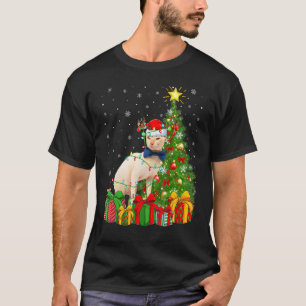 Sphynx Cat Xmas Lights Santa Sphynx Cat Christma T-Shirt