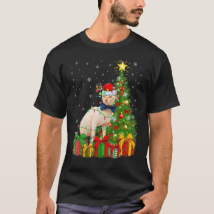 Sphynx Cat   Xmas Lights Santa Sphynx Cat Christma T-Shirt