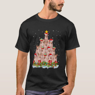 Sphynx Cat Xmas Lights Santa Sphynx Cat Christmas T-Shirt