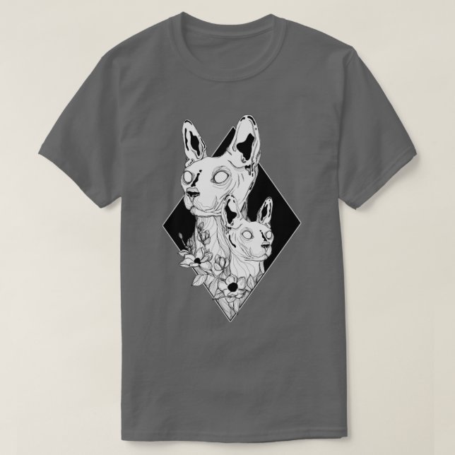 Sphynx cats T-Shirt (Design Front)