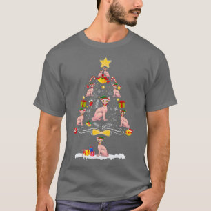 Sphynx Christmas Tree Cat Owner Gift T-Shirt