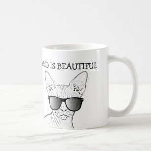 SPHYNX Coffee Mugs, Bald is Beautiful Mug