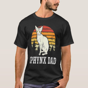 Sphynx Dad Feline Hairless Cat Kitten T-Shirt