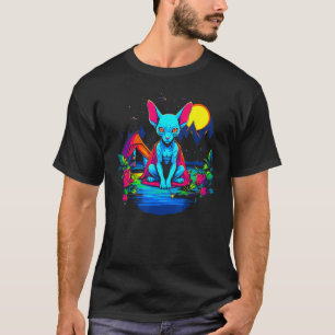 Sphynx Hairless Cat Camping T-Shirt