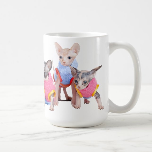 Sphynx Kittens Coffee Mug | GoSphynx.com (Right)