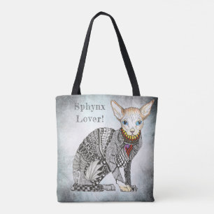 Sphynx Lover Cat Tote Bag