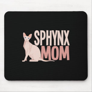 Sphynx Mum Cat Sphinx Hairless Cat Owner  Mouse Mat