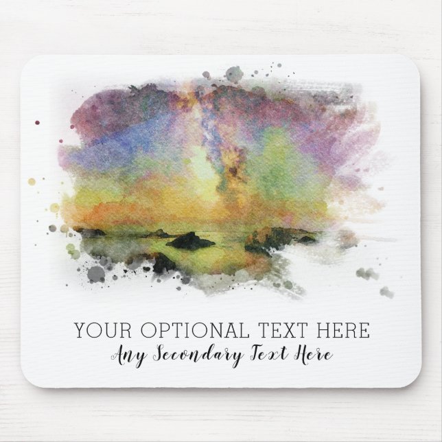 *~ Spiaggia delle cannelle Italia Italy Beach AP12 Mouse Mat (Front)