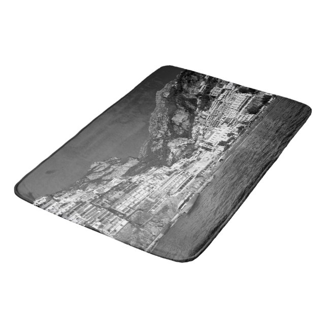 Spiaggia di Positano Marina Grande 2 - BW Bath Mat (Angled)
