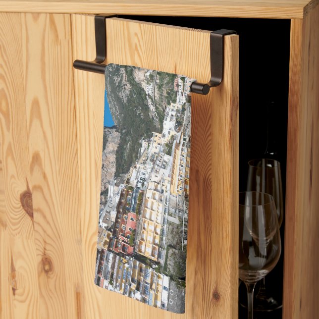 Spiaggia di Positano Marina Grande 2 Tea Towel (Thirds Fold)