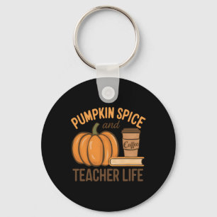 Spice And Teacher Life Halloween Teacher Key Ring