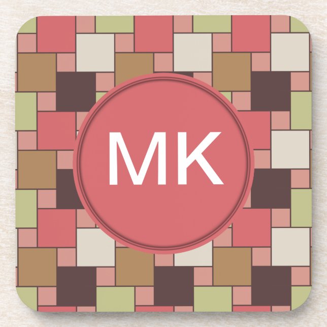 Spice Cabinet Geometric Coaster (Front)