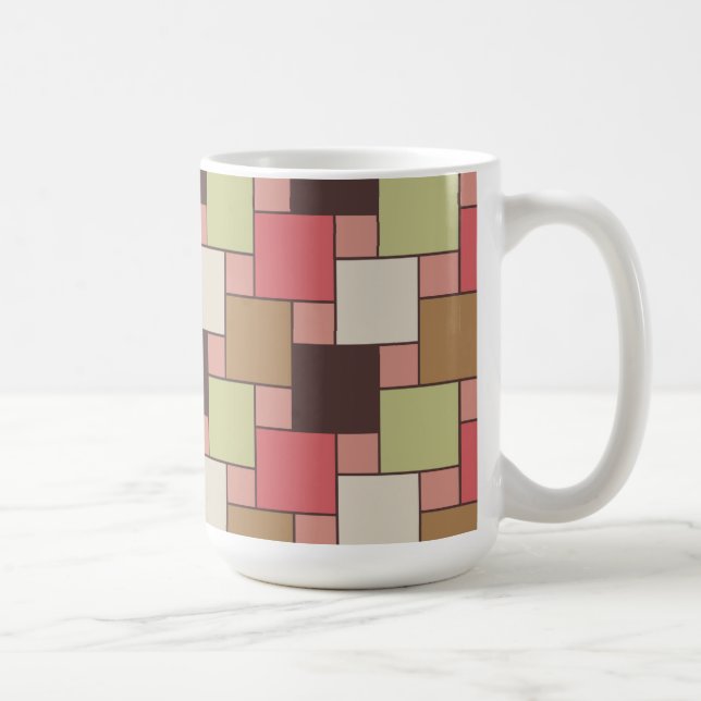 Spice Cabinet Geometric Coffee Mug (Right)