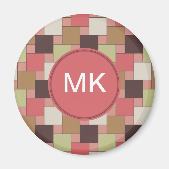 Spice Cabinet Geometric Magnet (Front)