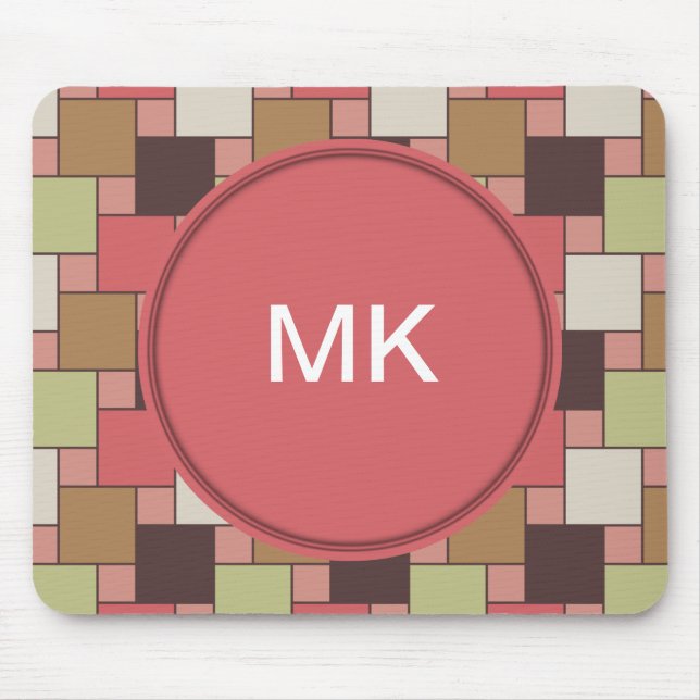 Spice Cabinet Geometric Mouse Mat (Front)