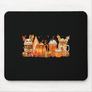 Spice Fall Coffee Hot Tea Autumn Harvest Women Dri Mouse Mat