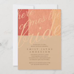 Spice is Nice Typography Bridal Shower Modern Invitation