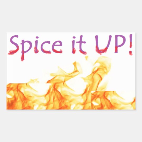 Spice it up!! rectangular sticker