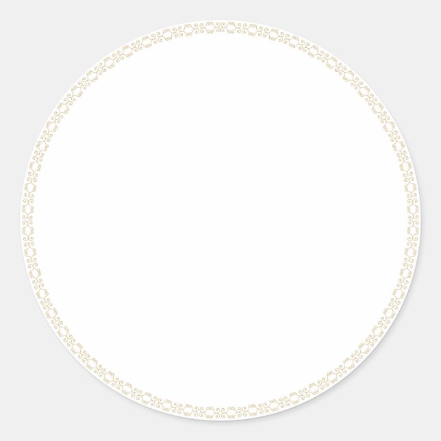 Spice jar blank whimsical round label stickers (Front)