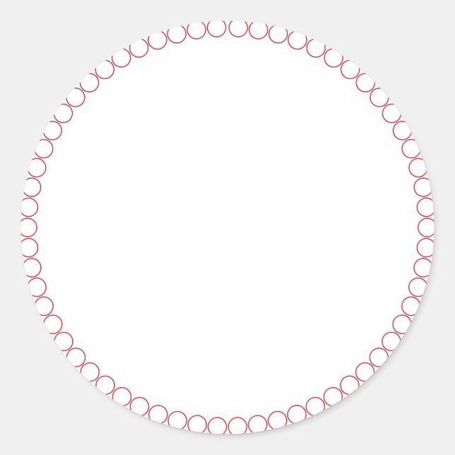 Spice jar circles border blank round label sticker (Front)