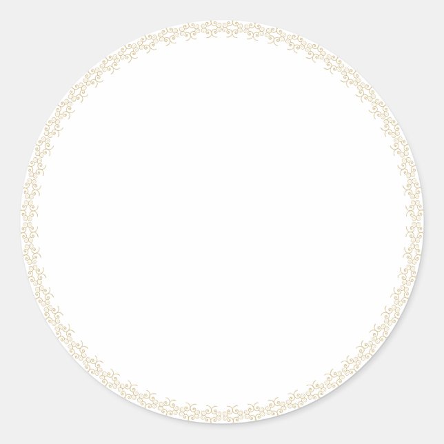 Spice jar whimsical blank round label stickers (Front)