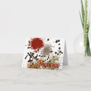 Spice of Life Thank You Note Cards