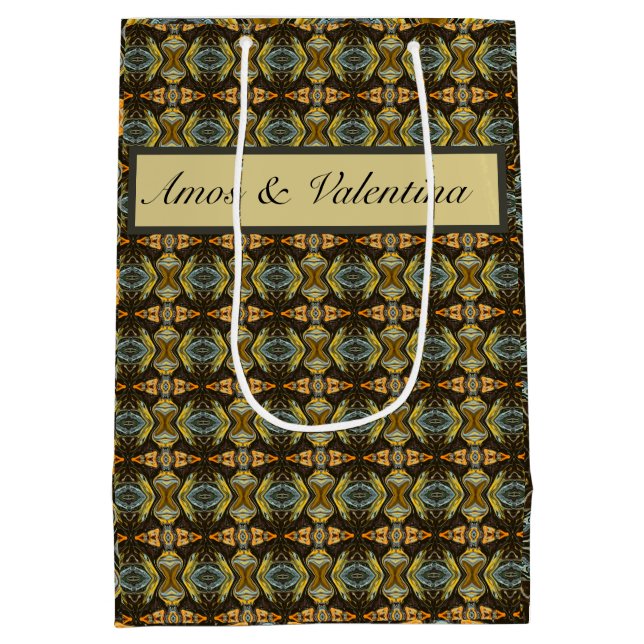 Spice Road, custom Medium Gift Bag (Back)