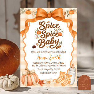 Spice Spice Baby Shower invitation