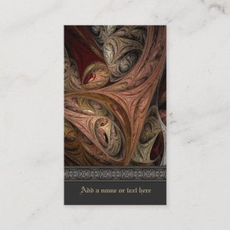 Spice Twist Fractal Art Business Card
