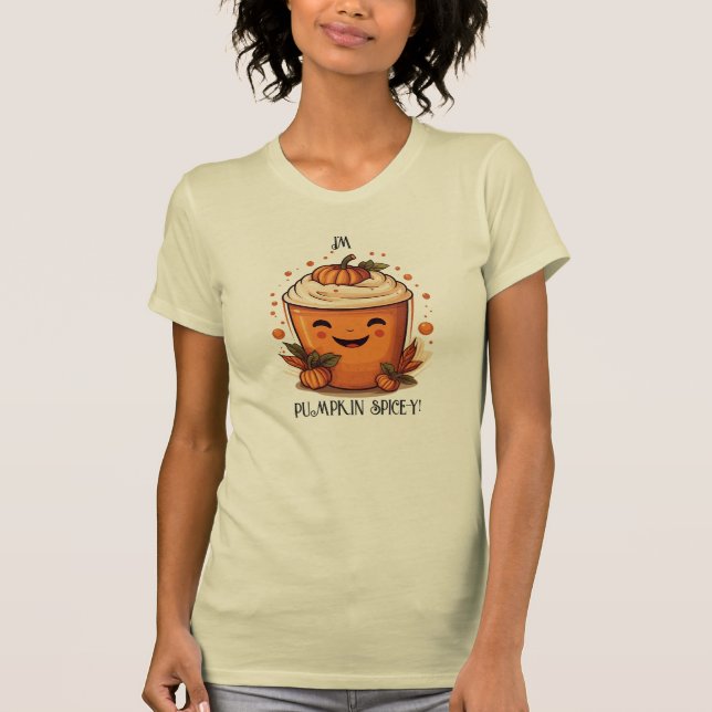 Spice Up Your Wardrobe with Pumpkin Spice Tee (Front)