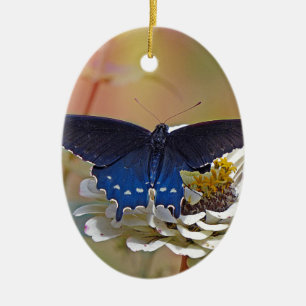 Spicebush Swallowtail Ceramic Tree Decoration