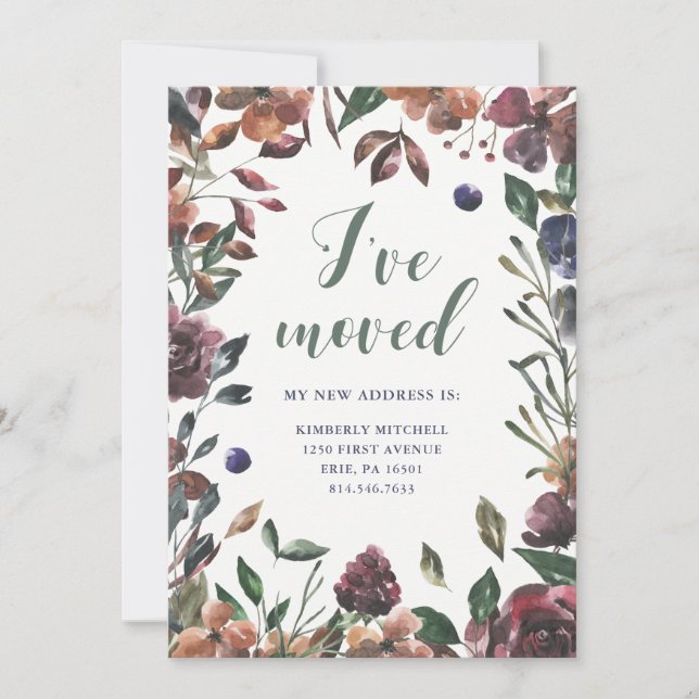 Spiced Botanical | New Address Announcement (Front)