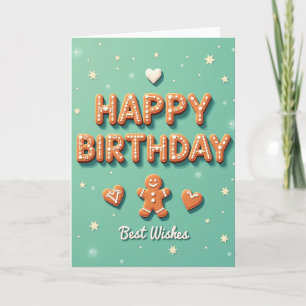Spiced Icing Birthday Card