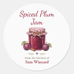 Spiced Plum Jam From the Kitchen Of Label
