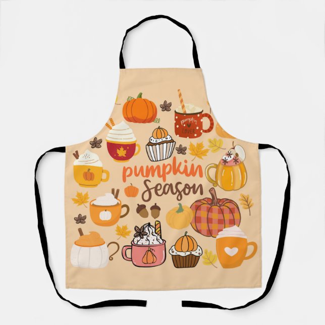Spiced Pumpkin Season Apron (Front)