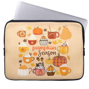 Spiced Pumpkin Season Laptop Sleeve