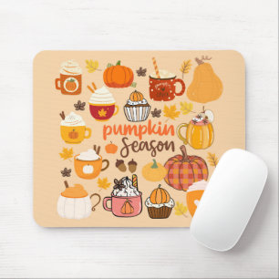 Spiced Pumpkin Season Mouse Mat