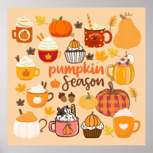 Spiced Pumpkin Season Poster