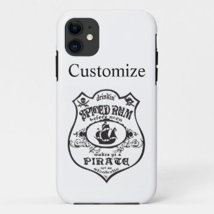 Spiced Rum Pirate Drink Thunder_Cove iPhone 11 Case