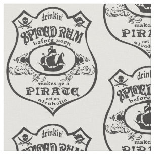 Spiced Rum Pirate Drink Thunder_Cove Fabric