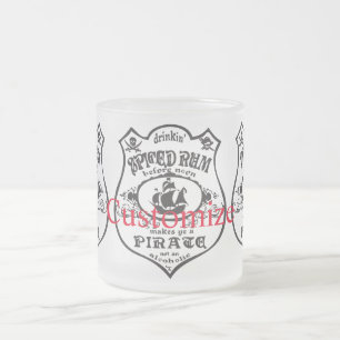 Spiced Rum Pirate Drink Thunder_Cove Frosted Glas Glass Coffee Mug