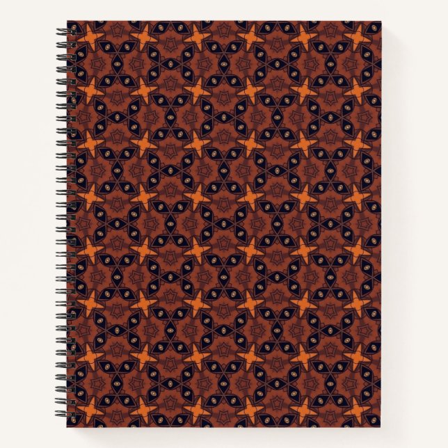 Spiced Starfall Trellis Notebook (Front)
