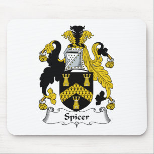 Spicer Family Crest Mouse Mat