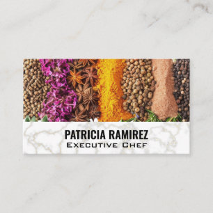 Spices Herbs   Cooking Business Card