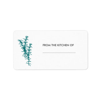 Spices Herbs Homemade Kitchen  Goodies Label
