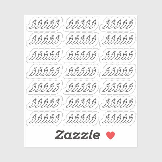 Spicy Blank Pepper Book Movie Rating Bujo Planner (Sheet)